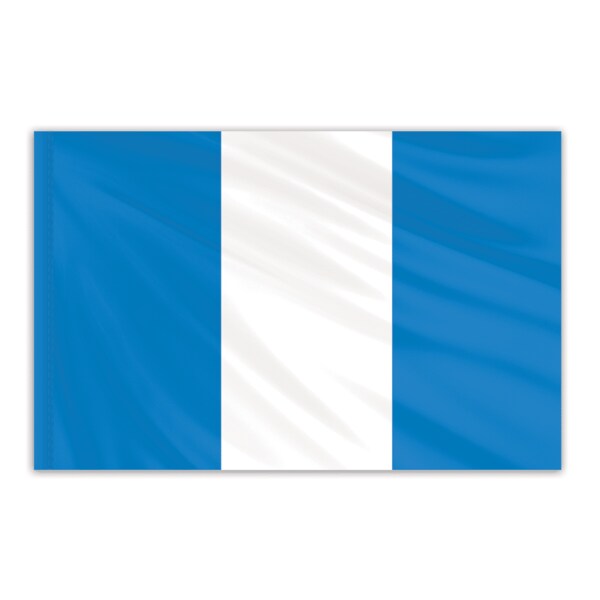 Global Flags Unlimited Guatemala Indoor Nylon Flag 4'x6' with Gold Fringe 201950F